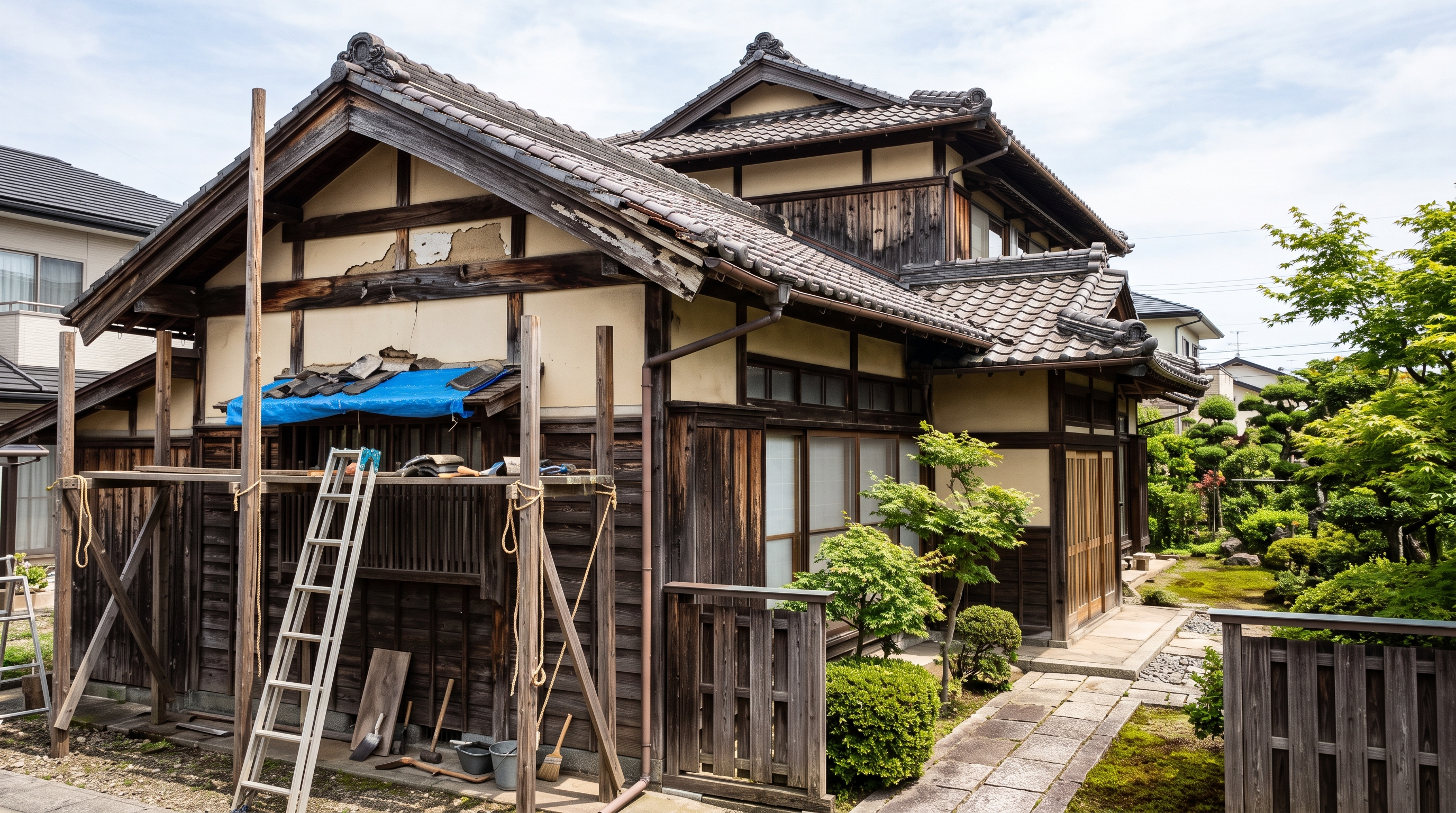 外壁・屋根からの雨漏り、放置は危険!原因特定から緊急処置、修理費用まで徹底解説